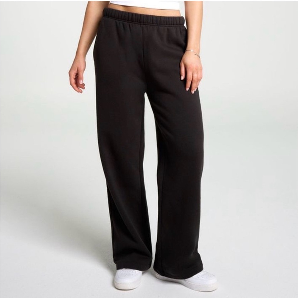 NWOT Dick’s Sporting Goods Women’s Classic Fleece Straight Leg Pants, Pure Black